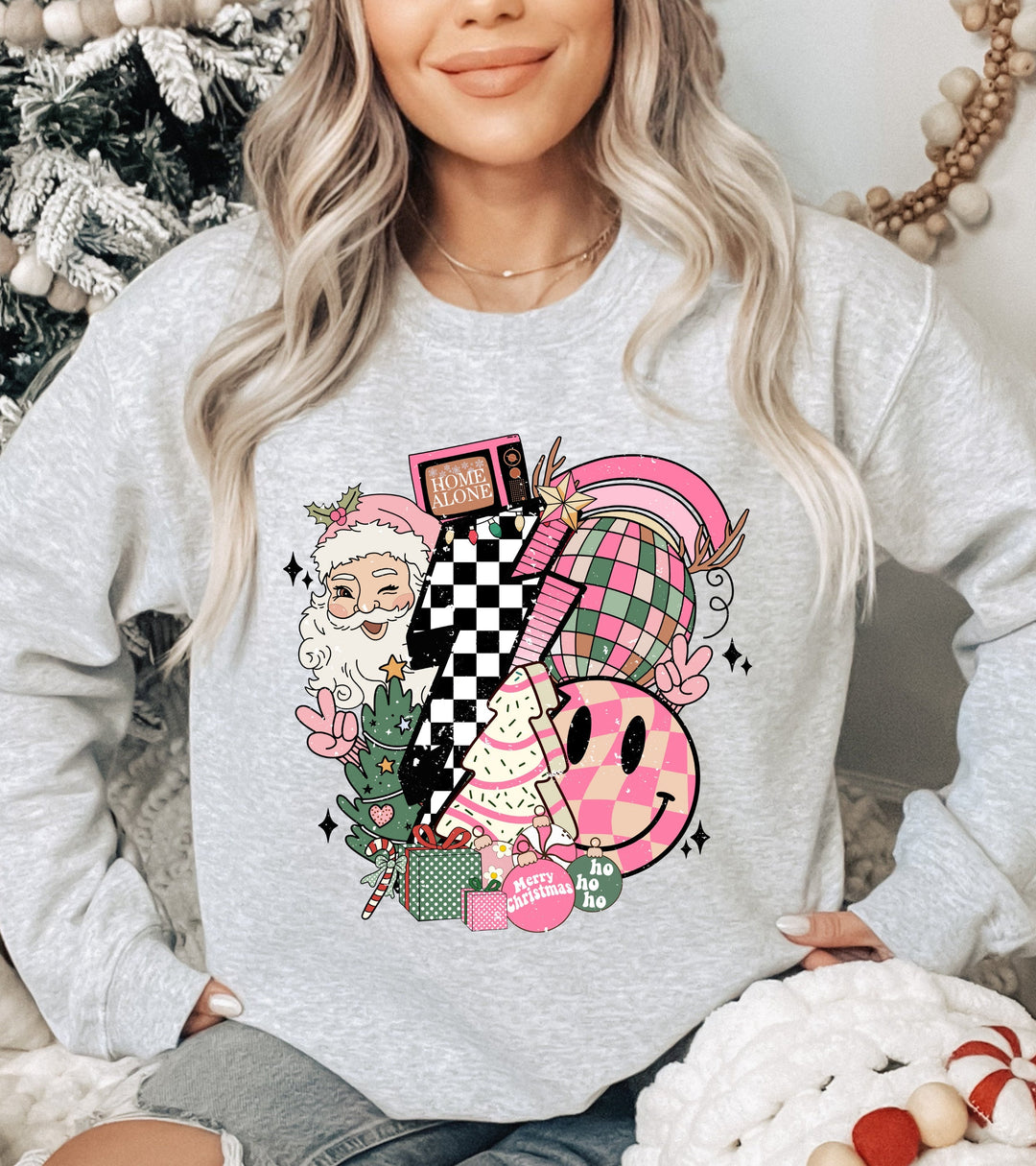 RETRO DISCO SANTA SWEATSHIRT