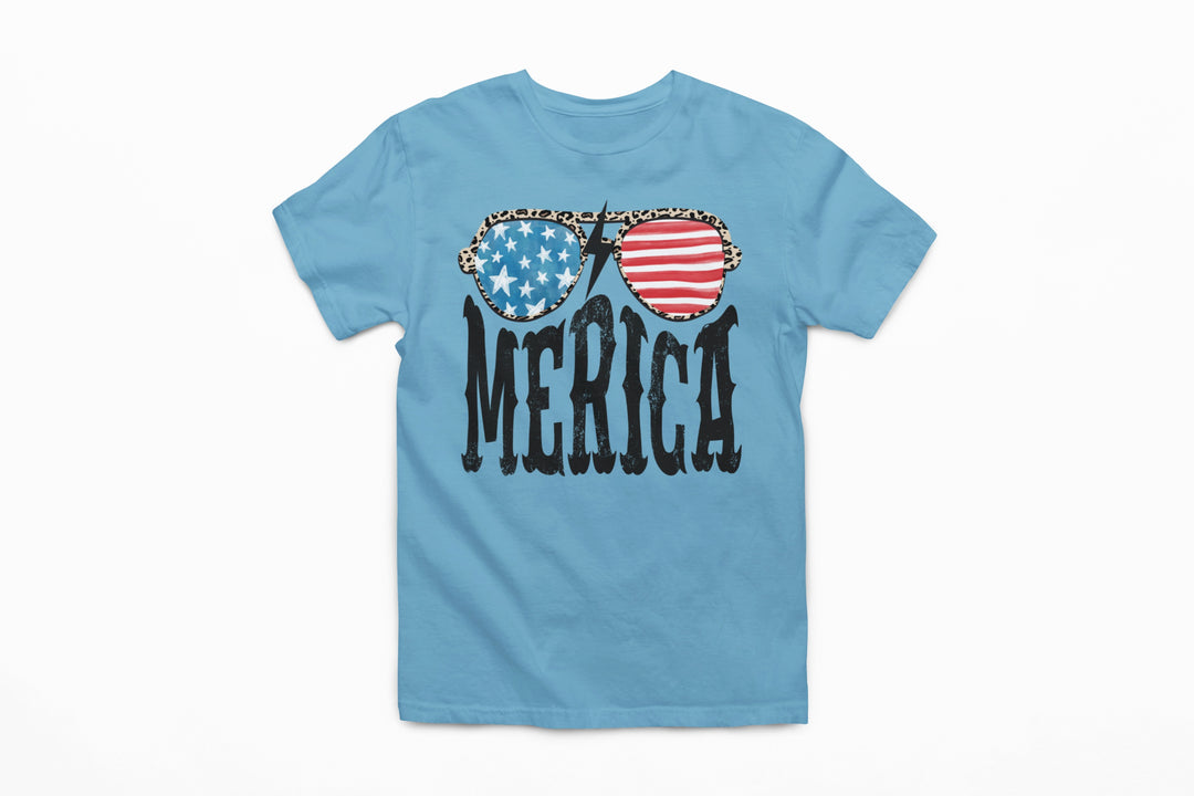 Womans T-shirt - 'Merica Glasses Graphic Tee