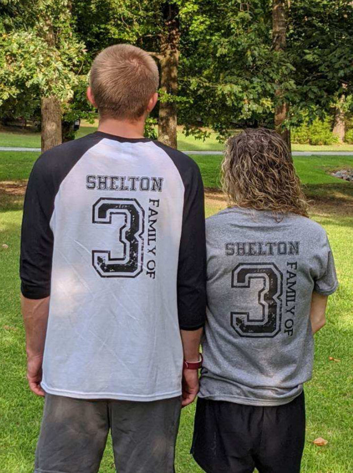 T-shirt - Adult Raglan T-Shirt - Shelton Adoption Fundraiser