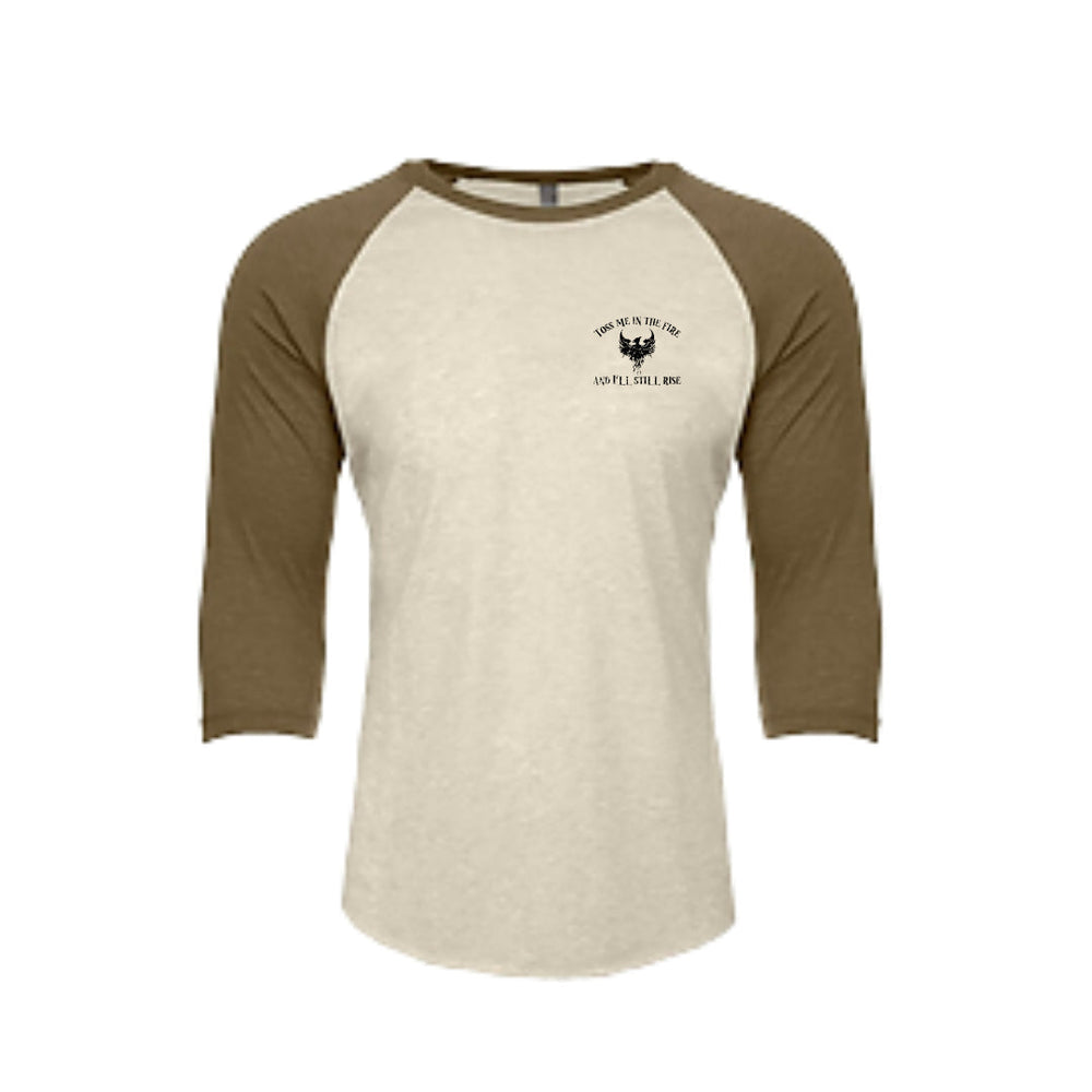 T-shirt - Phoenix Rising Unisex Raglan 3/4 Sleeve Shirt