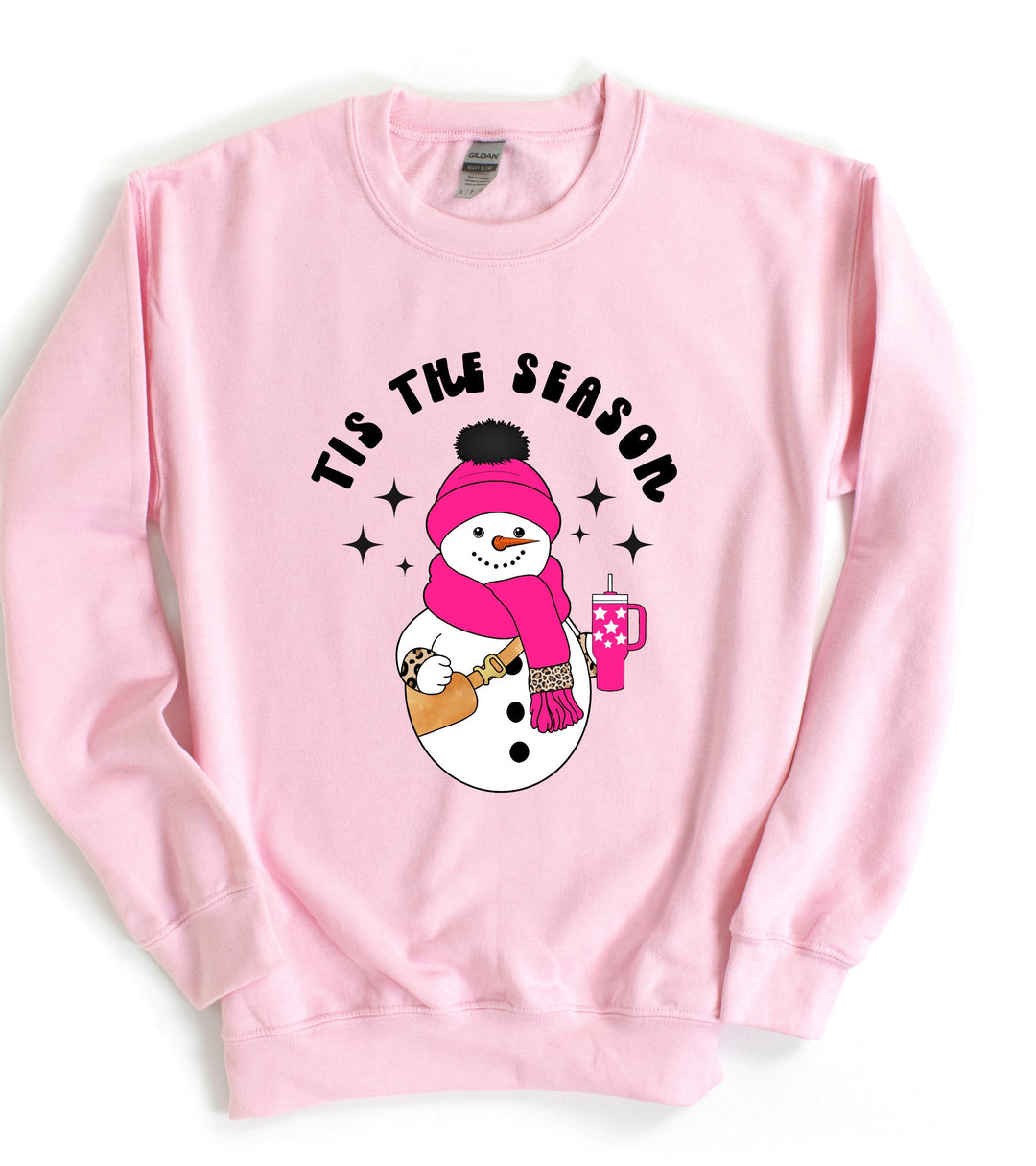 TIS' THE SEASON SNOWMAN SWEATSHIRT