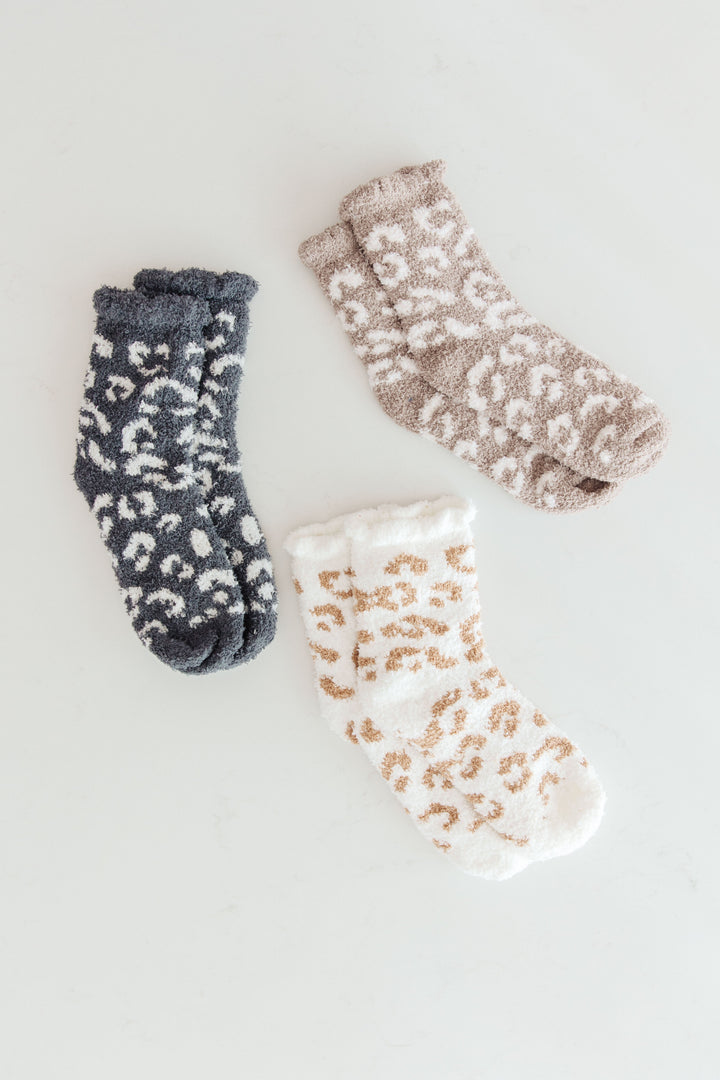 Animal Plush Socks 3 Pack-Ever Joy