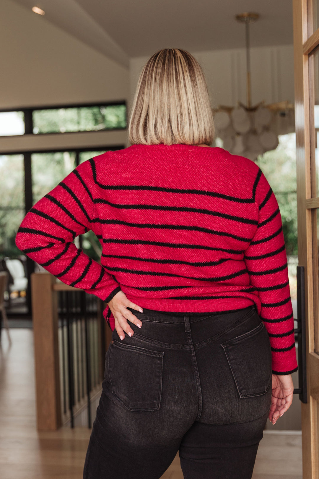Womens - Are We There Yet? Striped Sweater