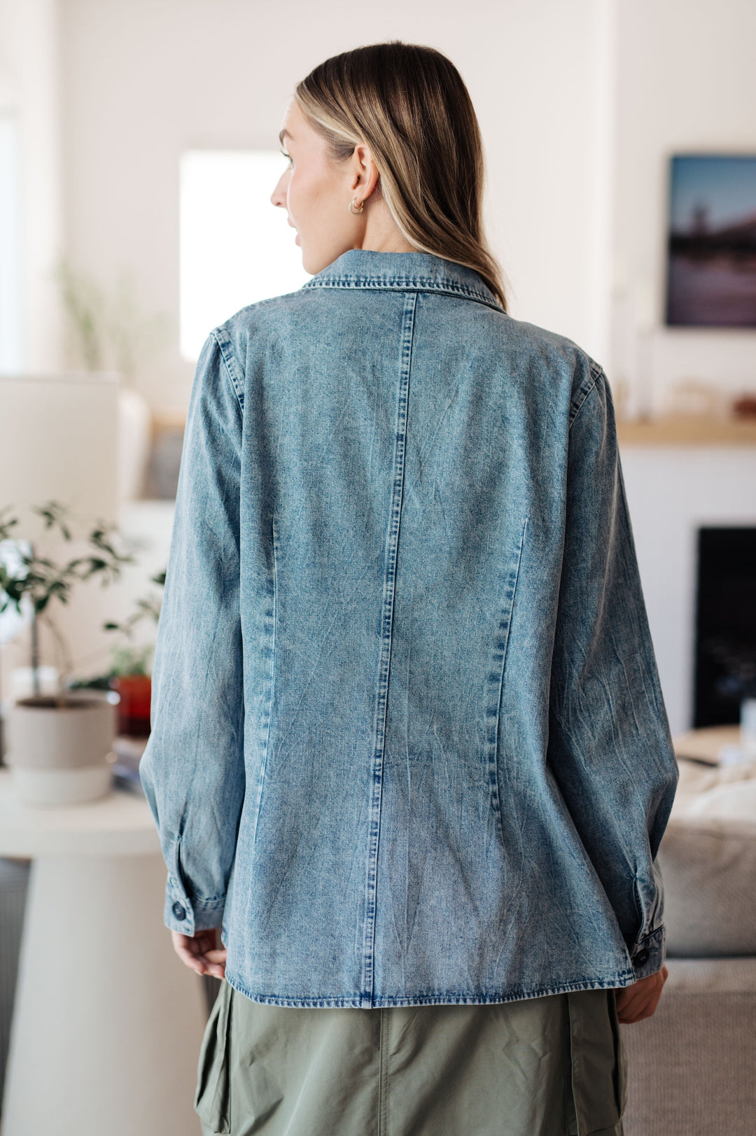 Womens - Business Brunch Denim Blazer