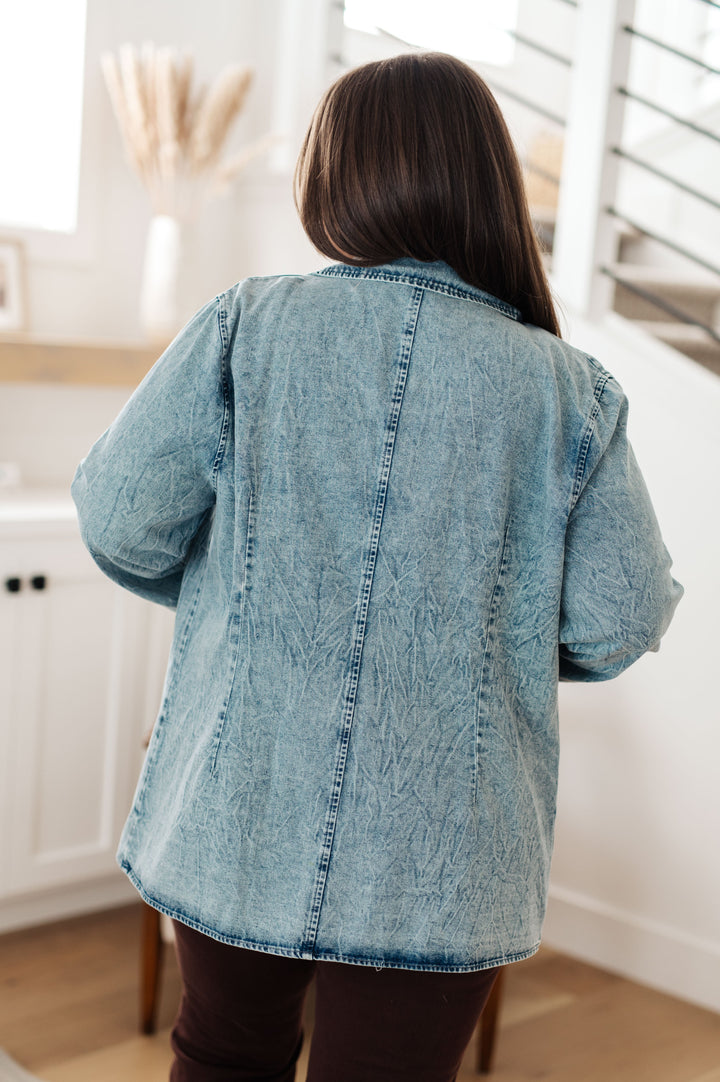 Womens - Business Brunch Denim Blazer