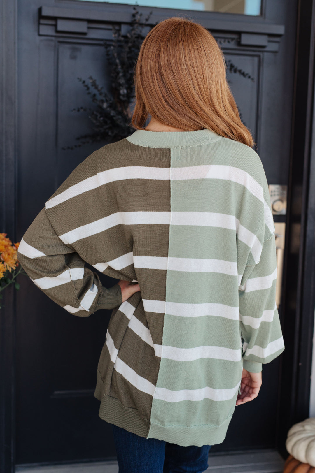 Womens - Can't Decide Color Block Striped Sweater