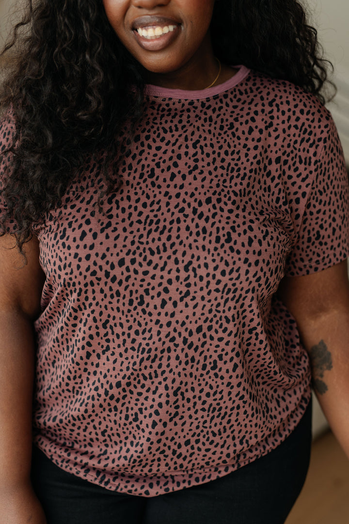 Womens - Cheetah Girl Short Sleeve Top