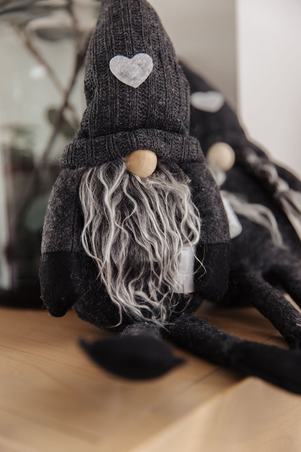 Womens - Coffee Lover Gnomes Set Of 2 In Charcoal