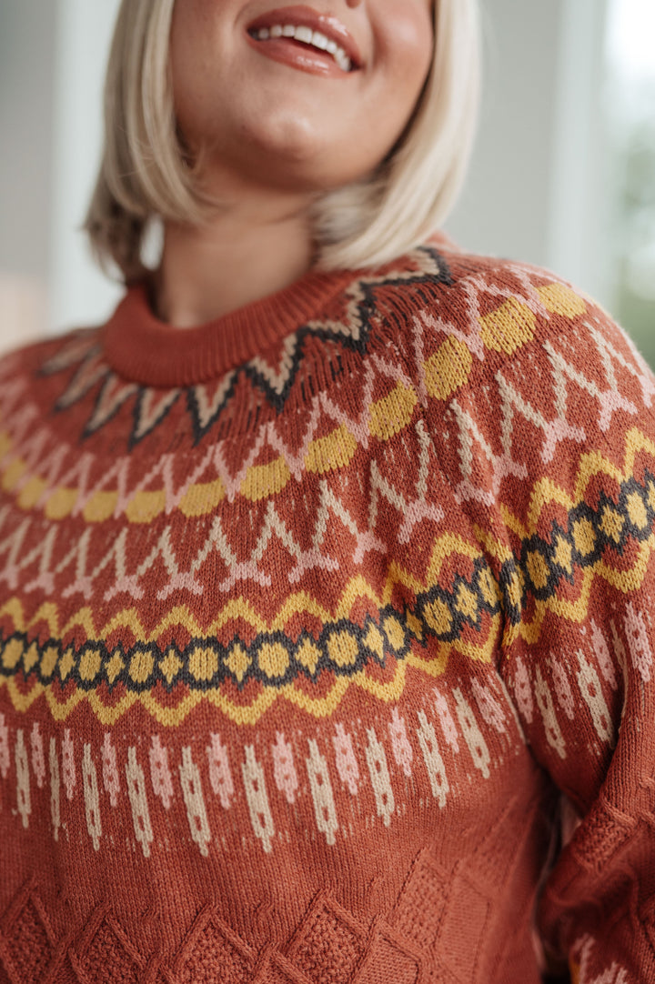 Womens - Cozy Chalet Fair Isle Sweater