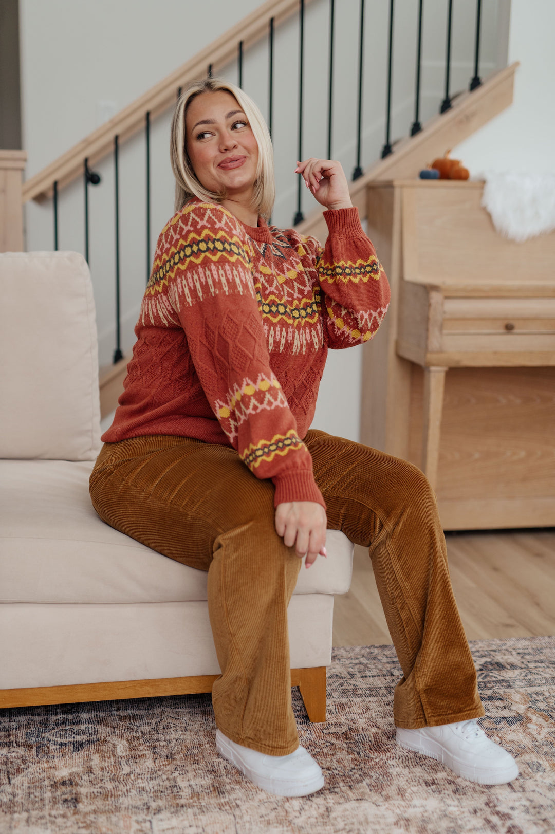 Womens - Cozy Chalet Fair Isle Sweater