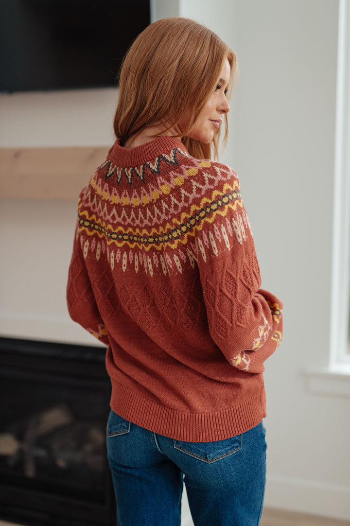 Womens - Cozy Chalet Fair Isle Sweater
