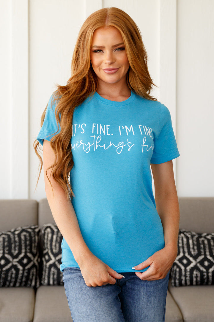 Womens - Everything's Fine Graphic Tee