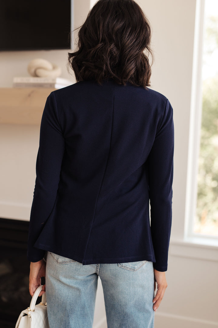 Womens - Fitted Blazer In Navy