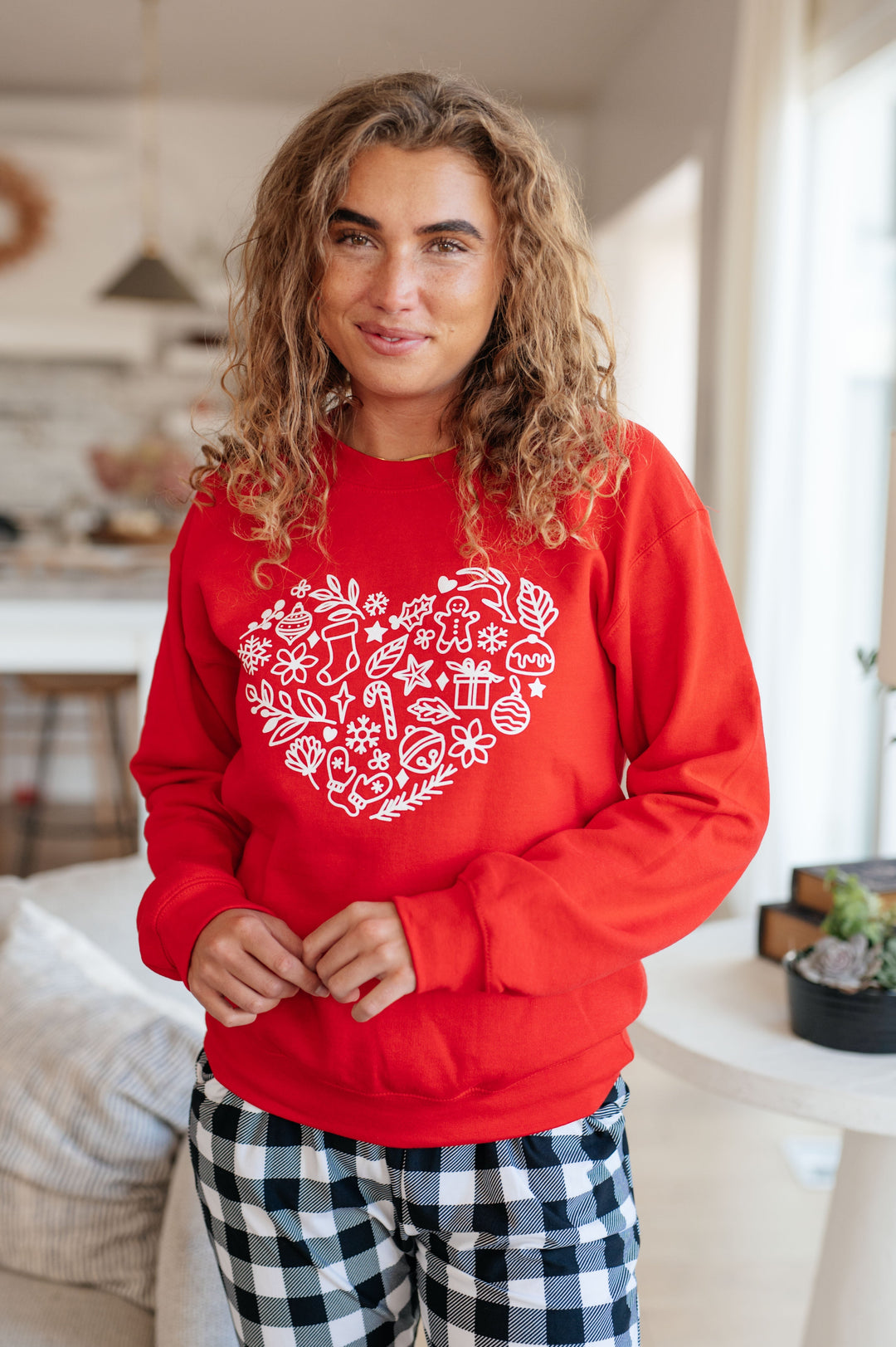 Womens - Holiday Heart Sweatshirt
