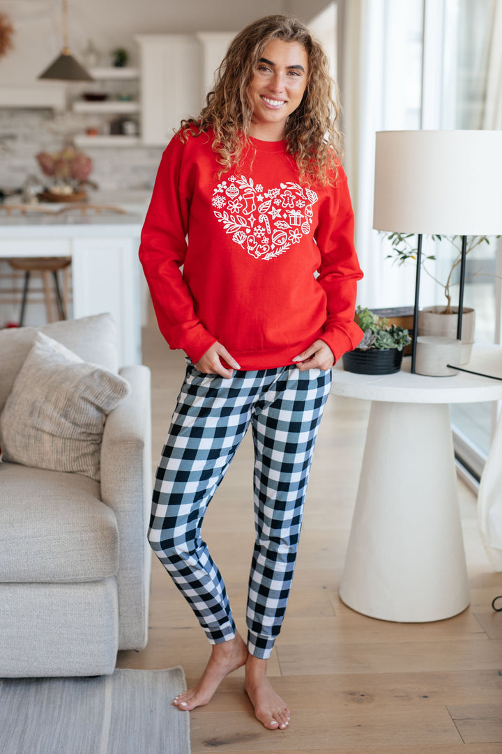 Womens - Holiday Heart Sweatshirt