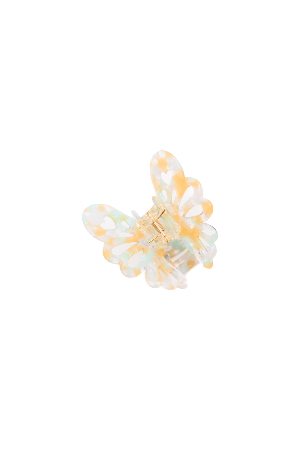 Womens - Ivory Butterfly Claw Clip