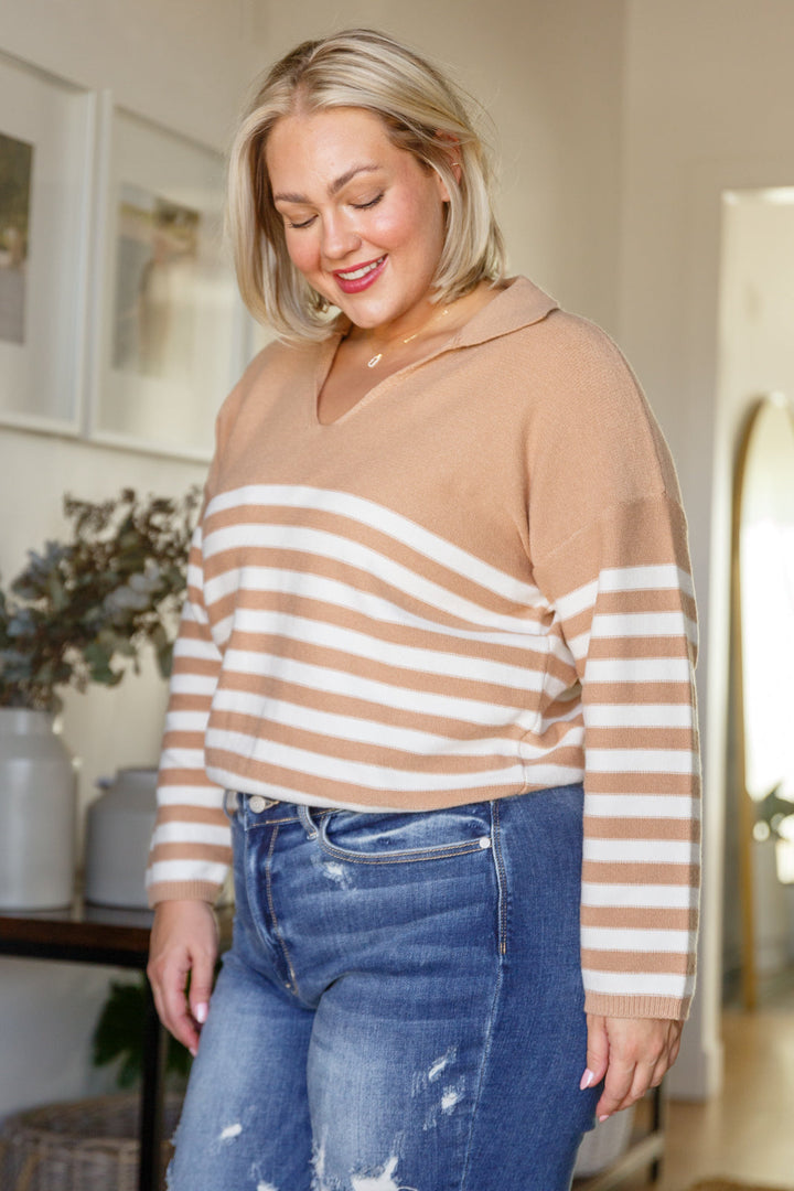 Womens - Memorable Moment Striped Sweater