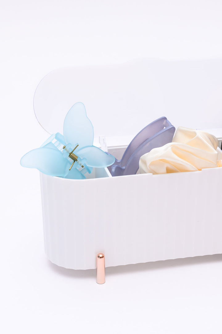 Womens - Mini Beauty Organizer In White