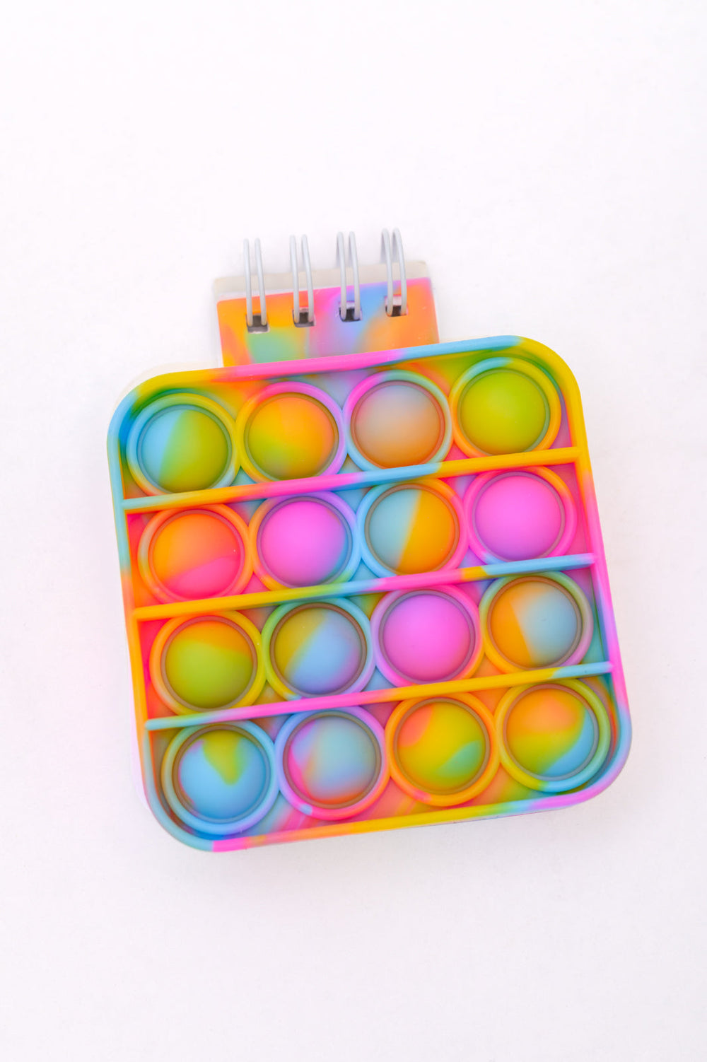 Womens - Mini Pop It Notebook In Rainbow