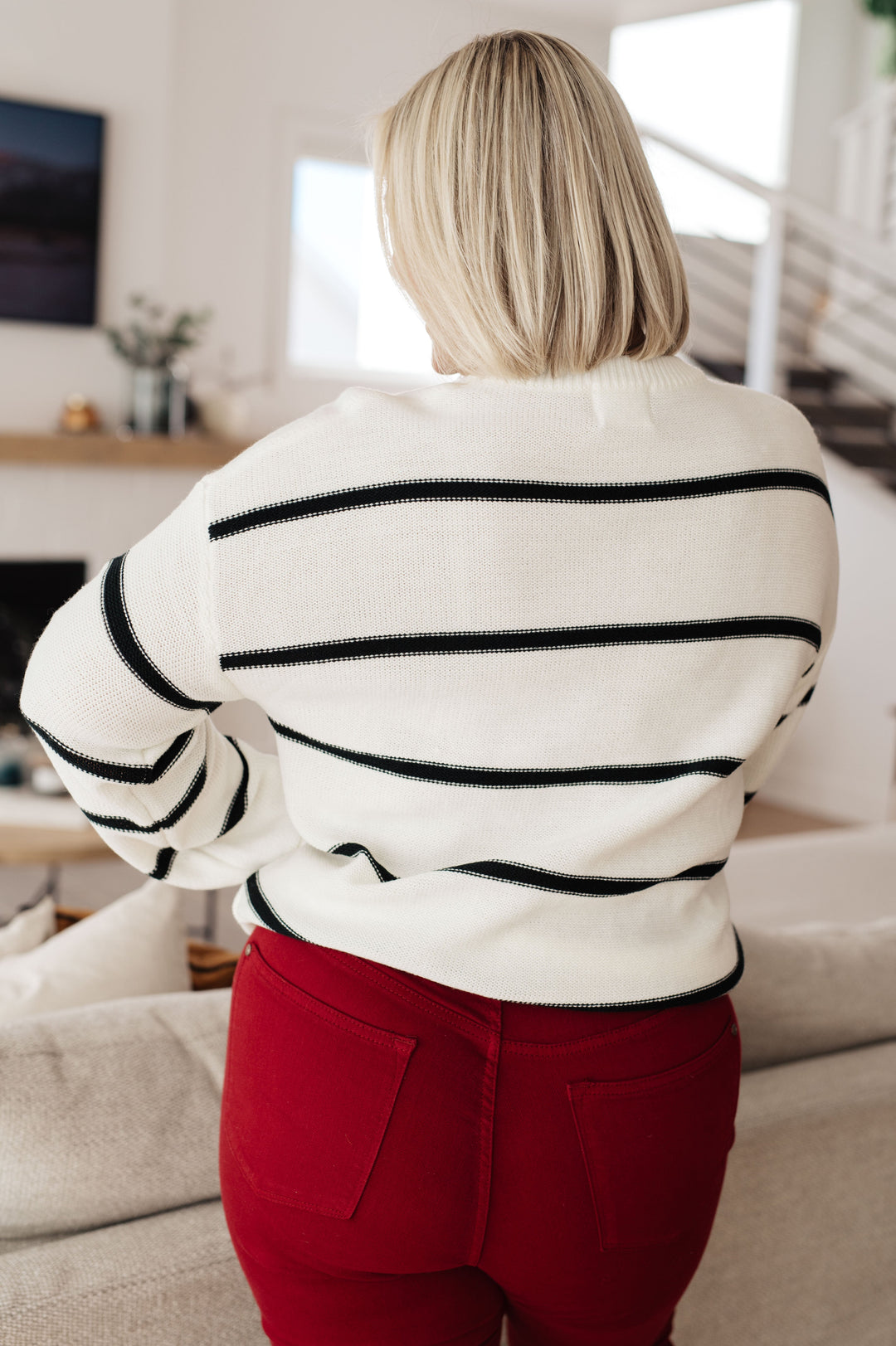 Womens - More Or Less Striped Sweater