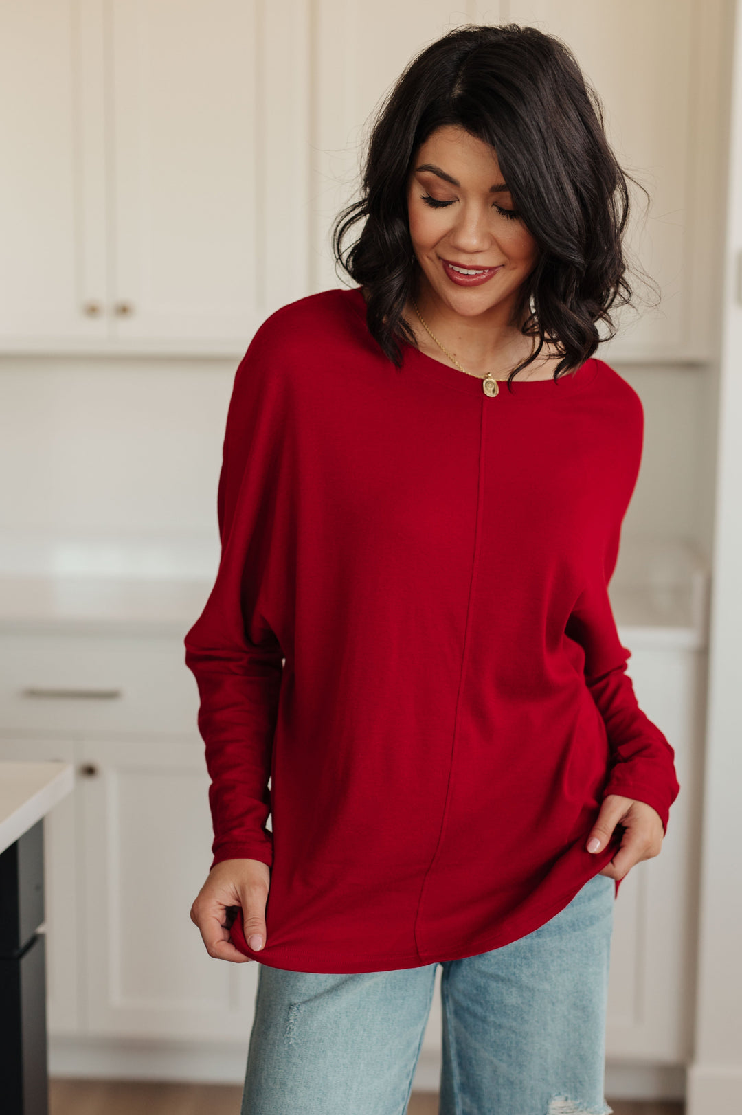 Womens - Never Too Confident Long Sleeve Top