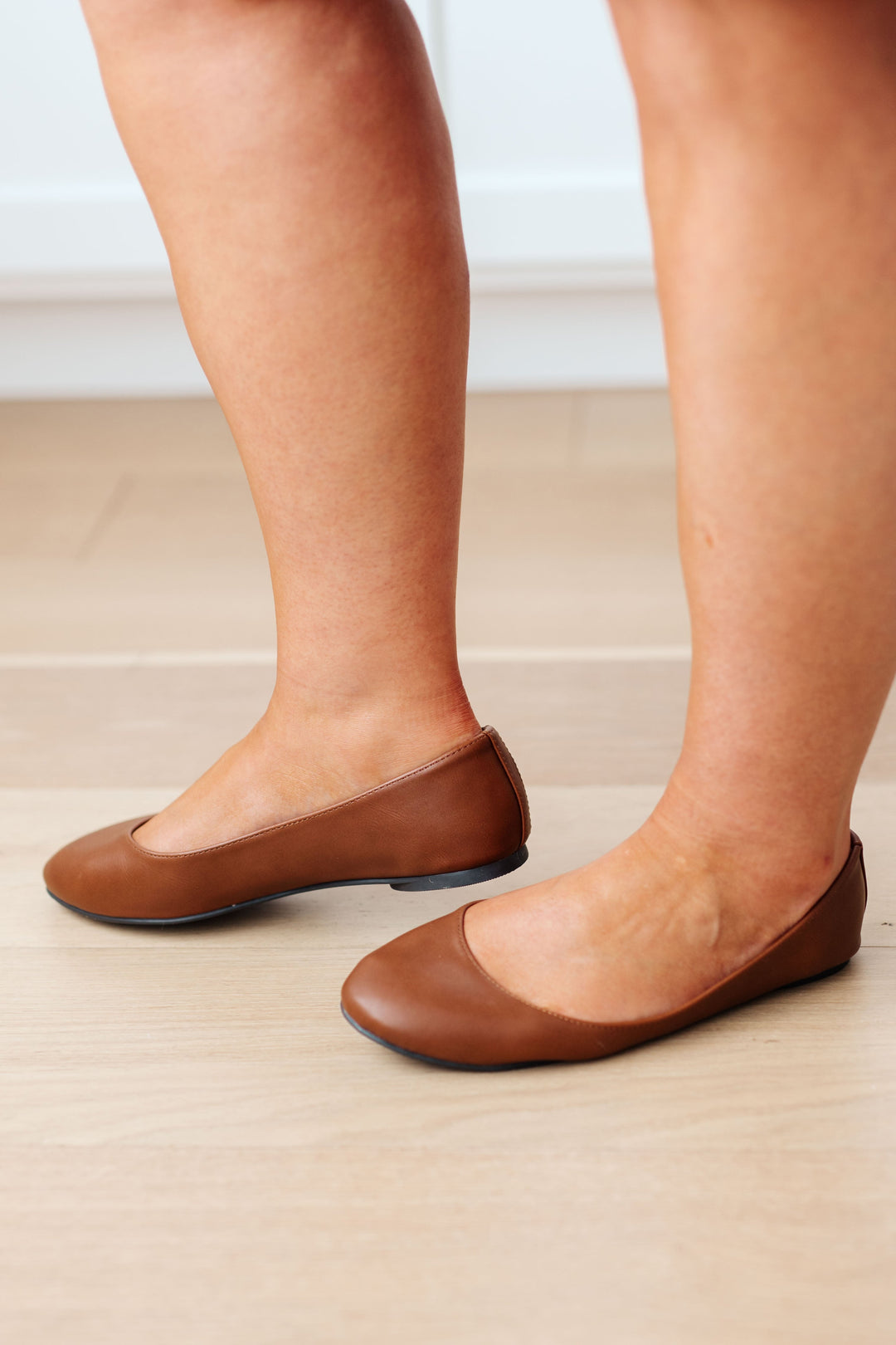 Womens - On Your Toes Ballet Flats In Camel