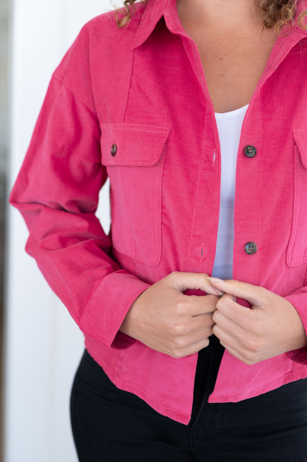 Womens - Perfect Pop Of Pink Jacket