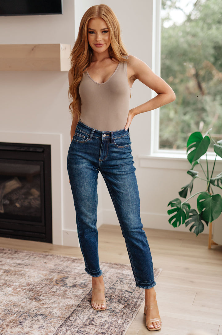 Womens - Phillipa High Rise Release Hem Slim Jeans
