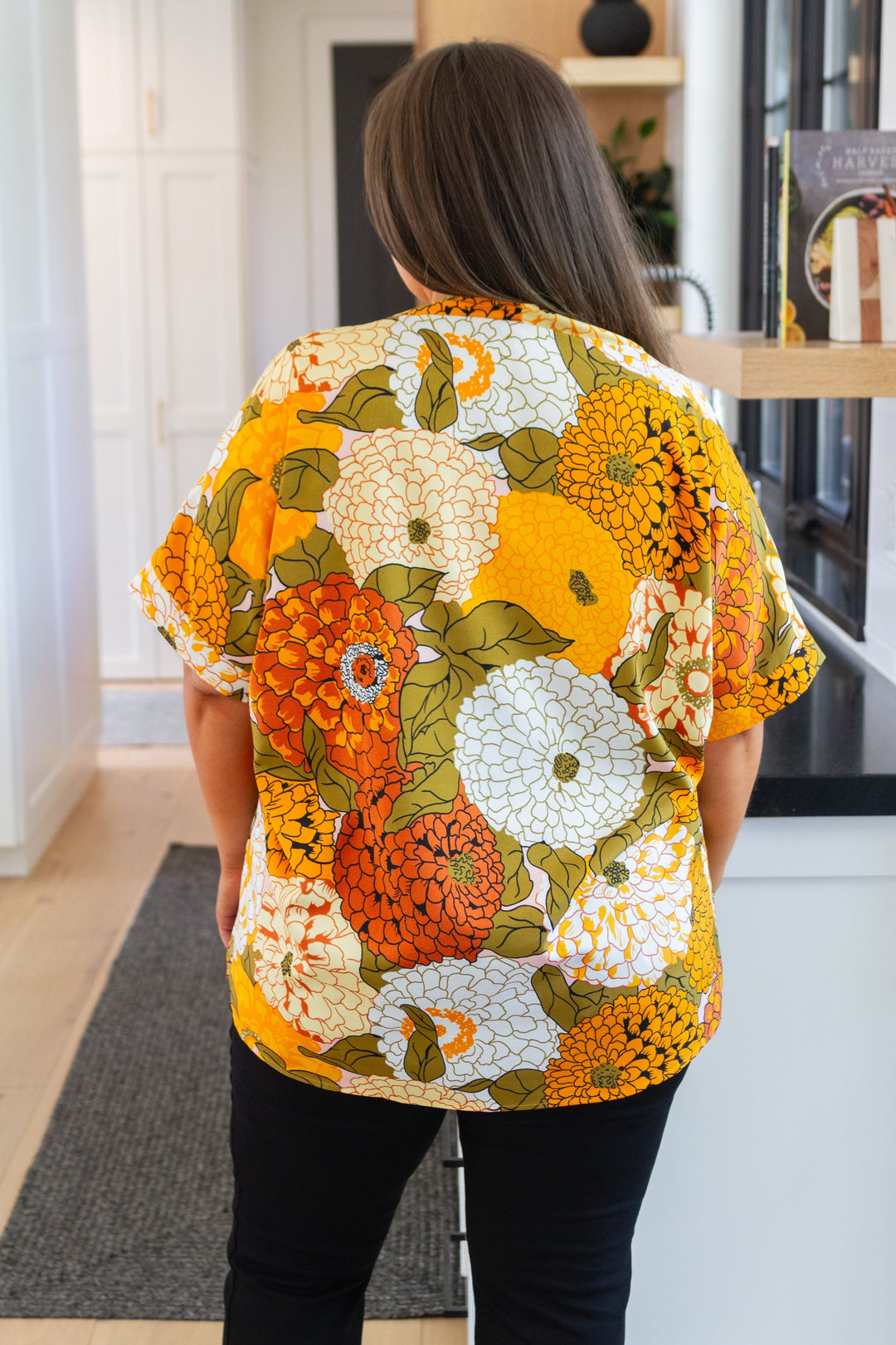 Womens - Picking Blooms Blouse In Amber Mix