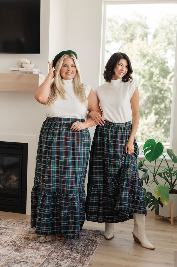 Womens - Plaid Perfection Maxi Skirt