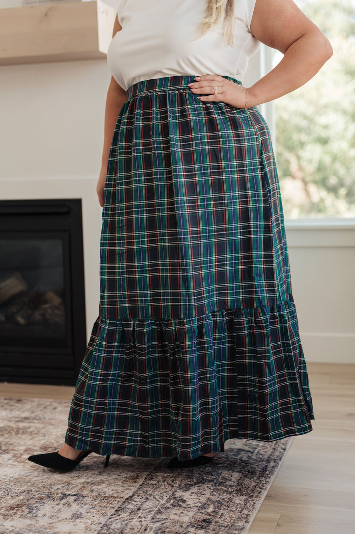 Womens - Plaid Perfection Maxi Skirt