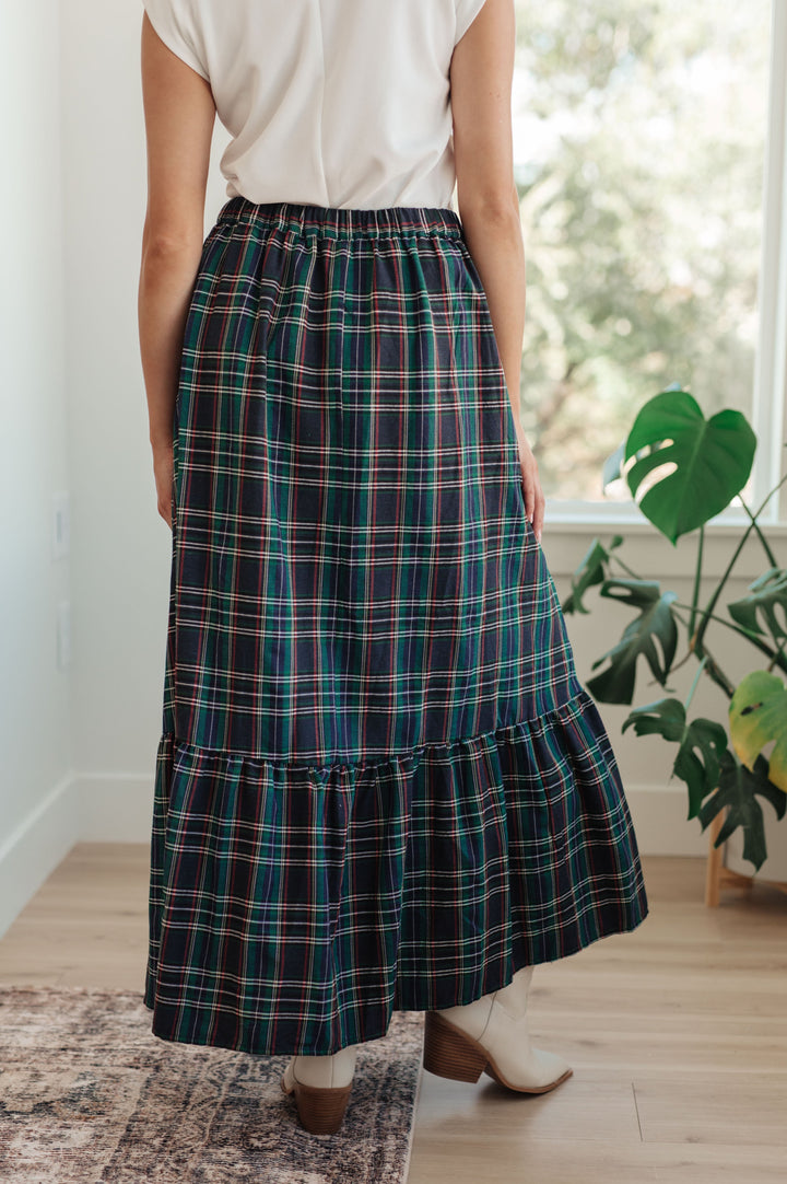 Womens - Plaid Perfection Maxi Skirt