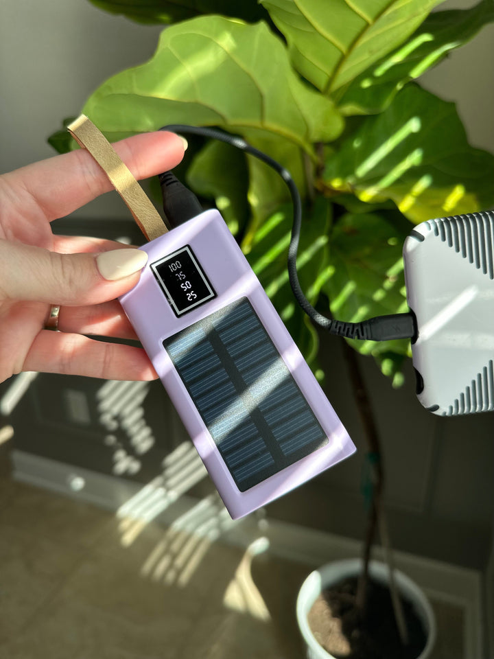 Womens - PREORDER: Best Life Solar Powered Portable Charger In Two Colors
