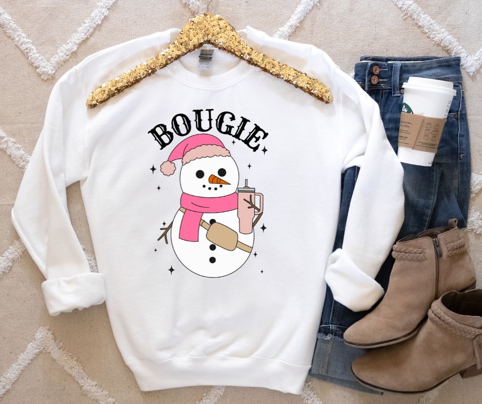 Womens - PREORDER: Bougie Snowman Sweatshirt