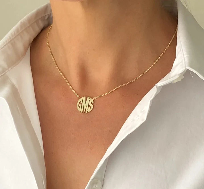 Womens - PREORDER: Custom Monogram Necklace