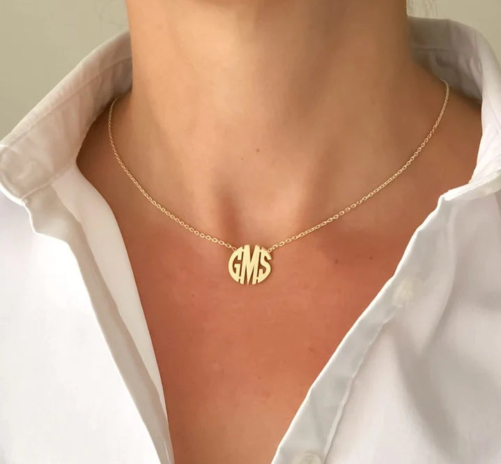 Womens - PREORDER: Custom Monogram Necklace