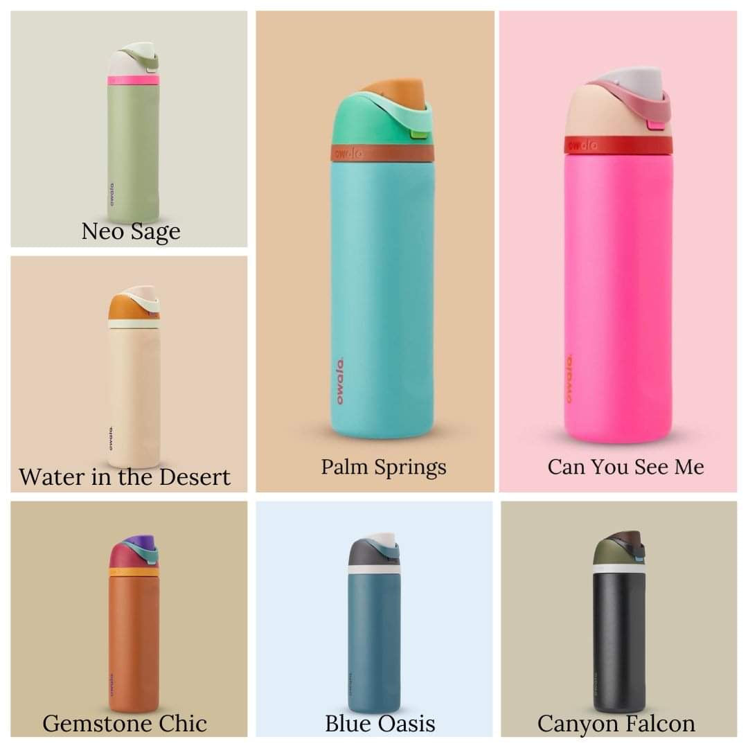 Womens - PREORDER: Freesip Water Bottle In Assorted Colors