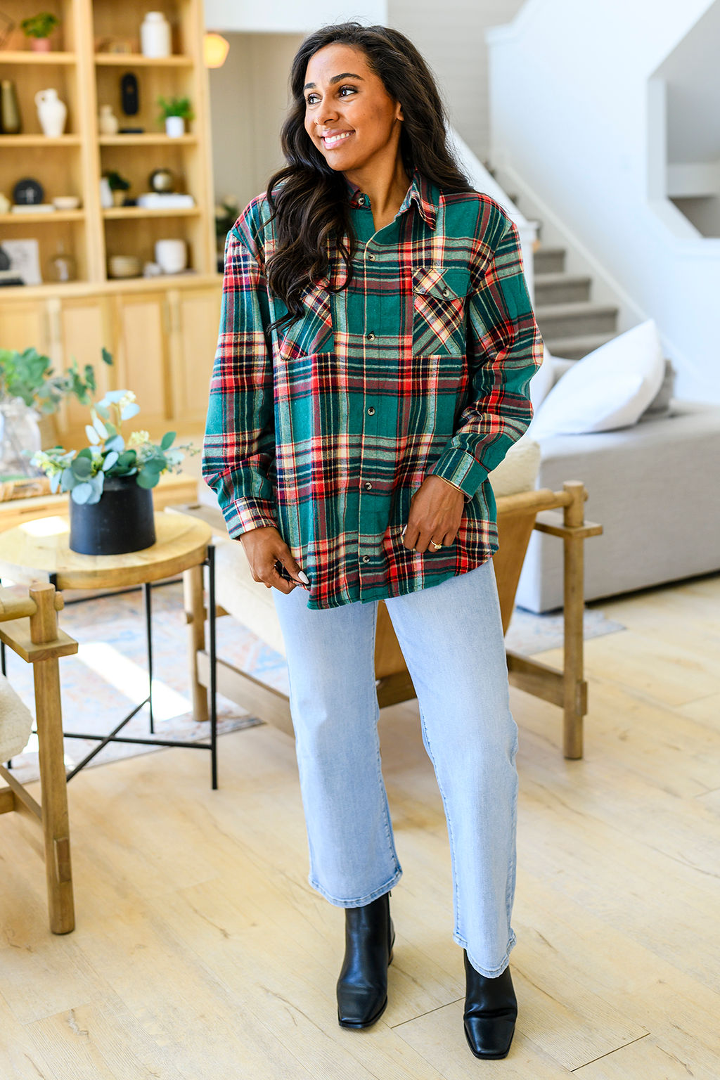 Womens - PREORDER: Lightweight Plaid Flannel In Four Colors