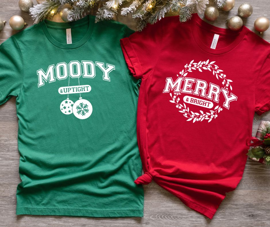 Womens - PREORDER: Matching Merry And Moody Graphic Tee
