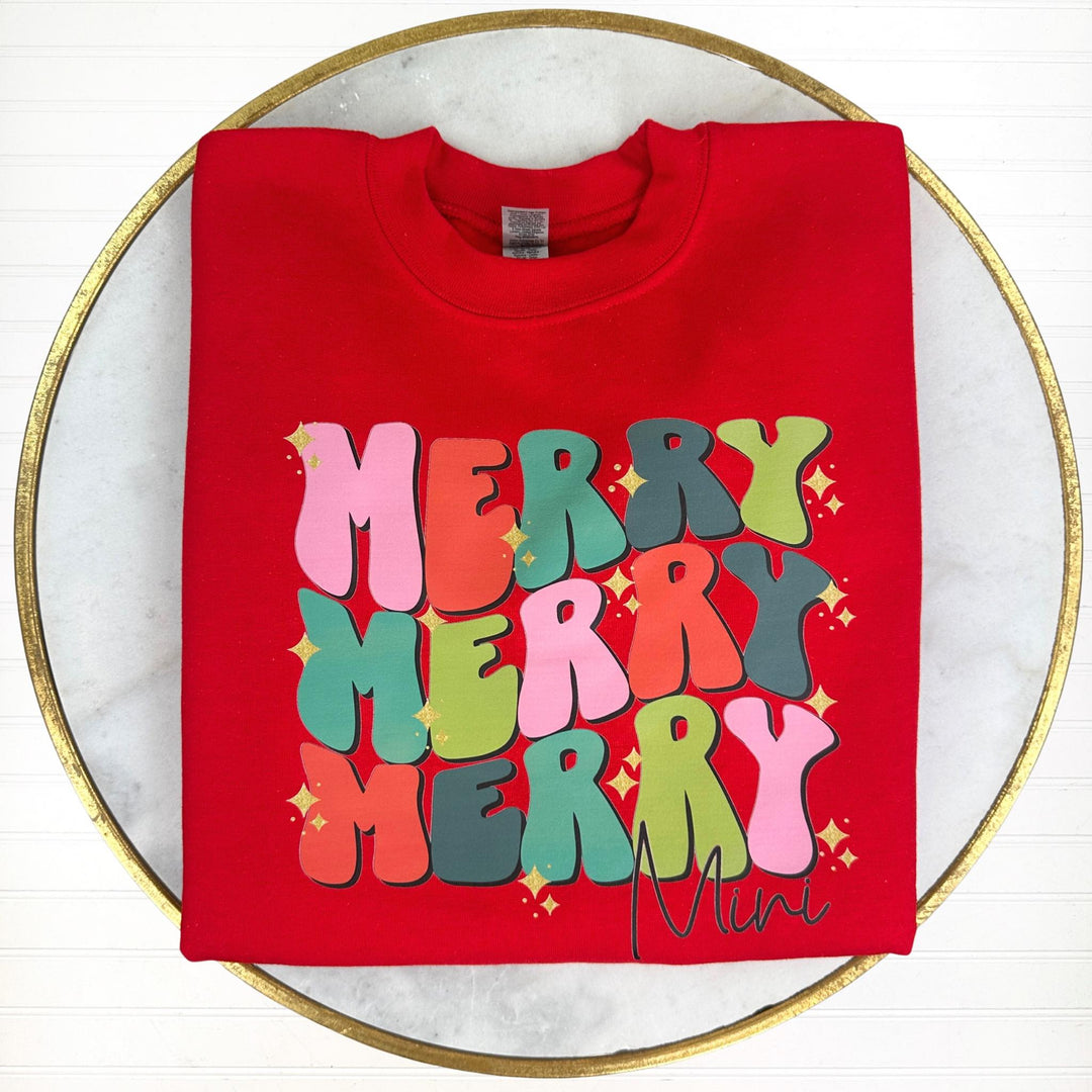 Womens - PREORDER: Matching Merry Mini Sweatshirt In Youth Sizes