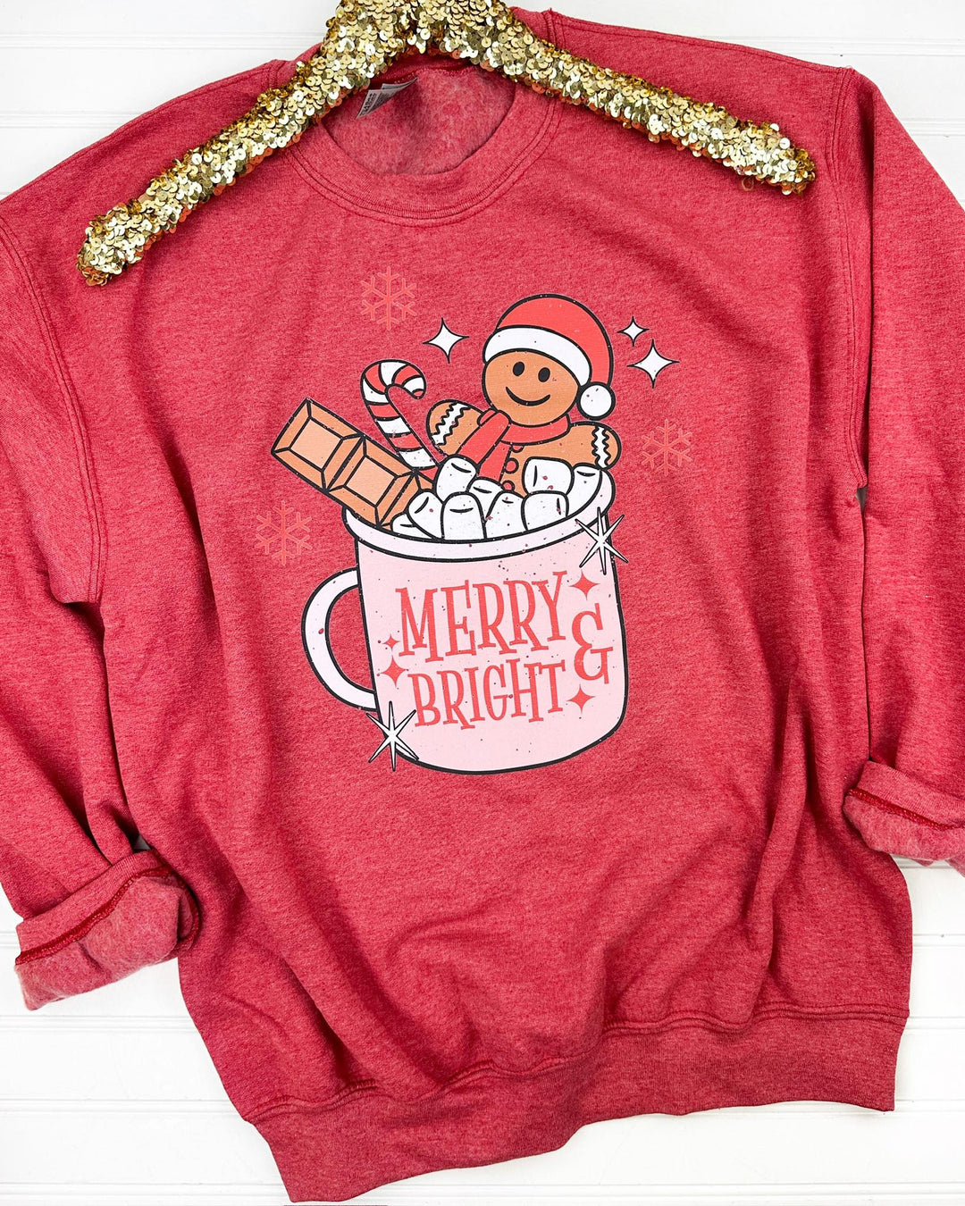 Womens - PREORDER: Merry & Bright Cocoa Sweatshirt