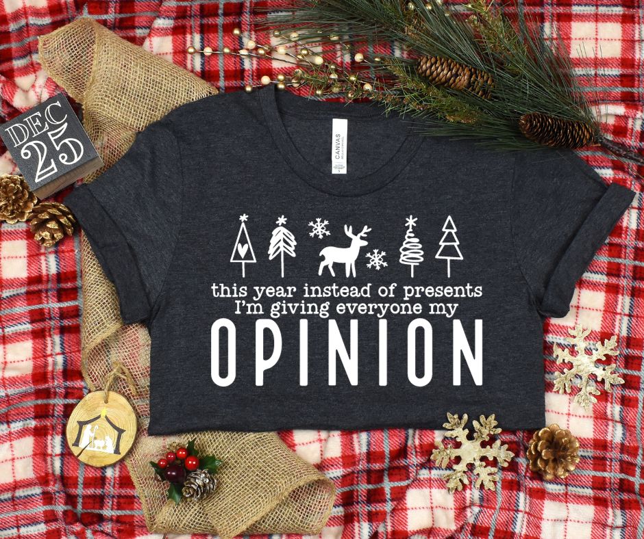 Womens - PREORDER: My Opinion Graphic Tee