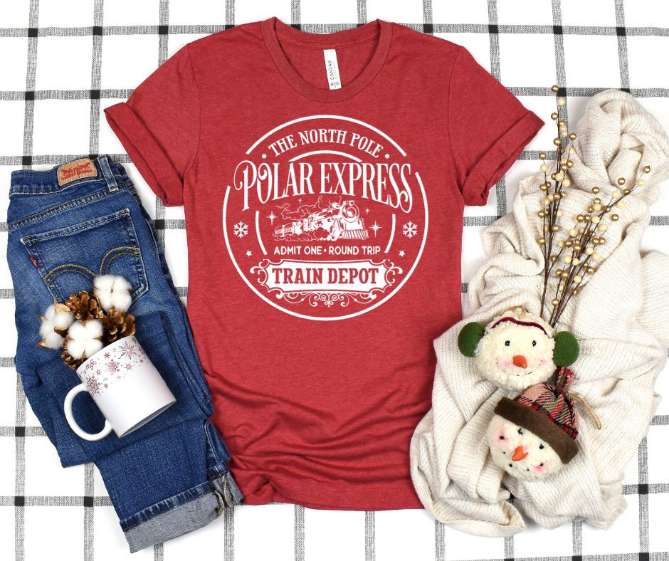 Womens - PREORDER: North Pole Express Graphic Tee
