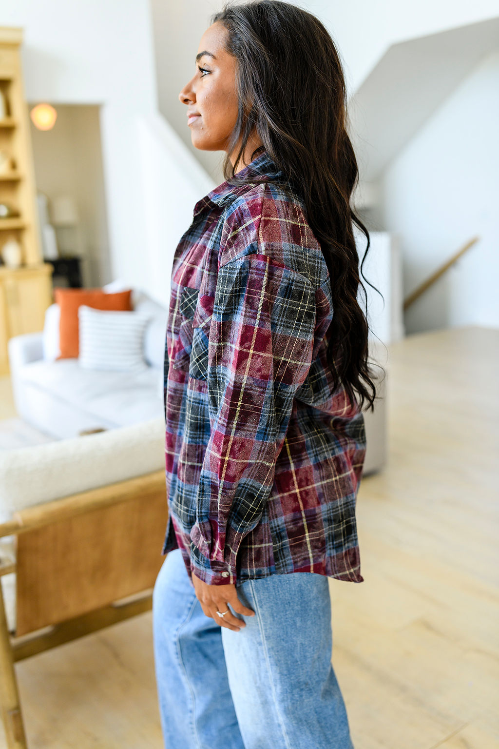 Womens - PREORDER: Plaid Button Down In Three Colors