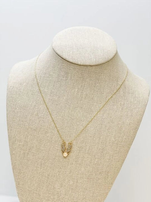 Womens - PREORDER: Reindeer Opal Pendant Necklace