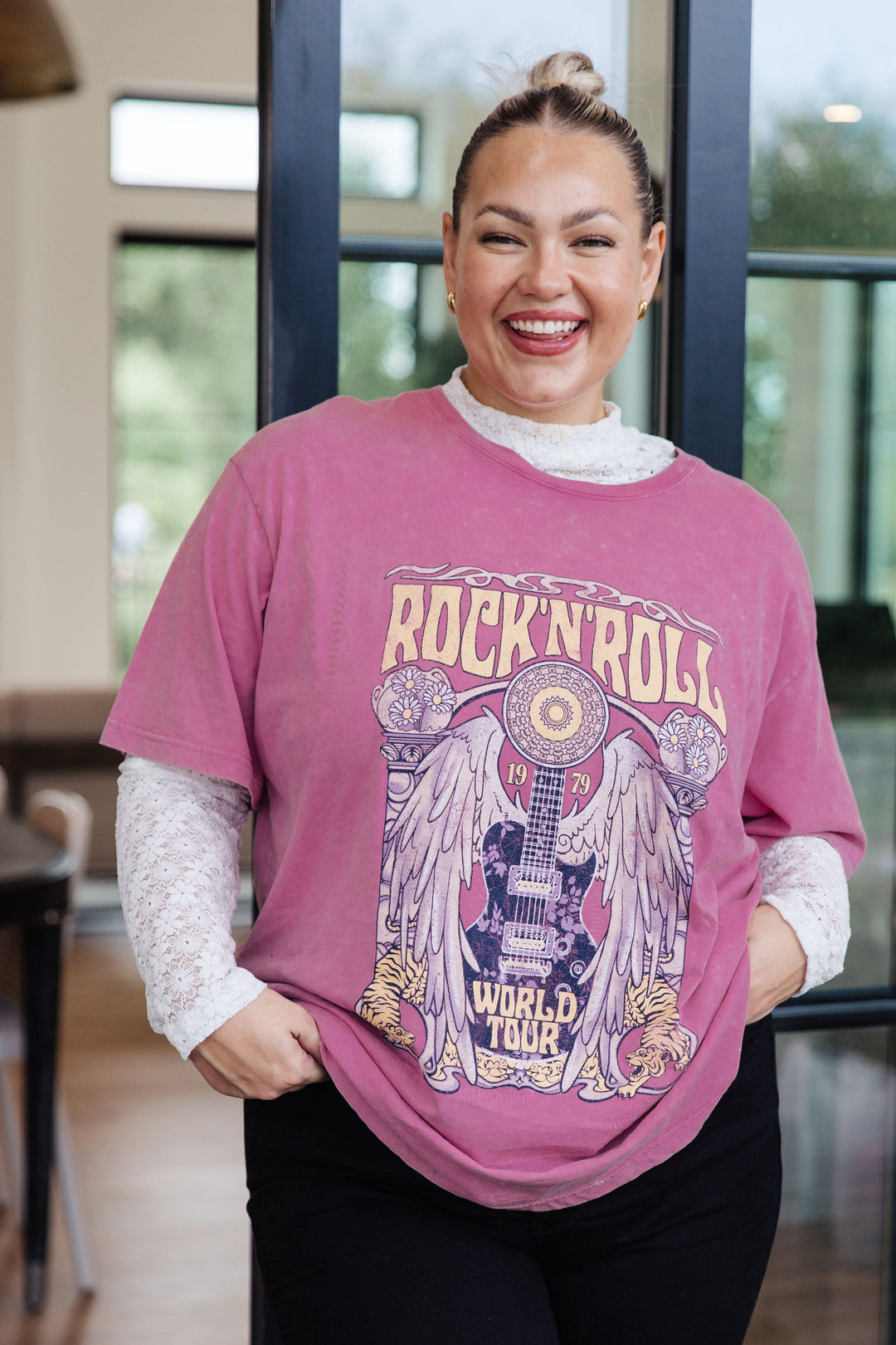 Womens - Rock N' Roll World Tour Graphic T