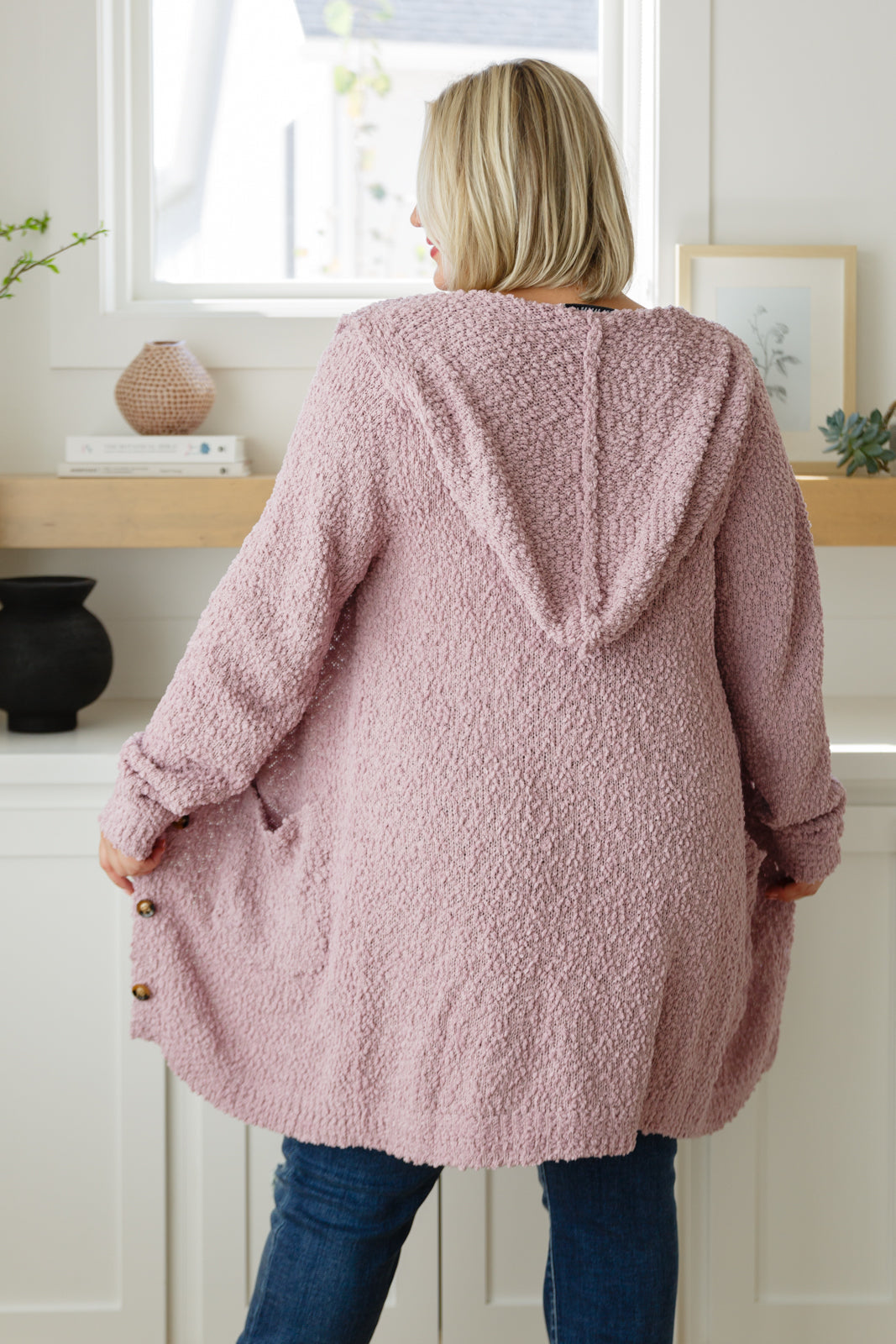 Womens - Soft Wisteria Hooded Cardigan