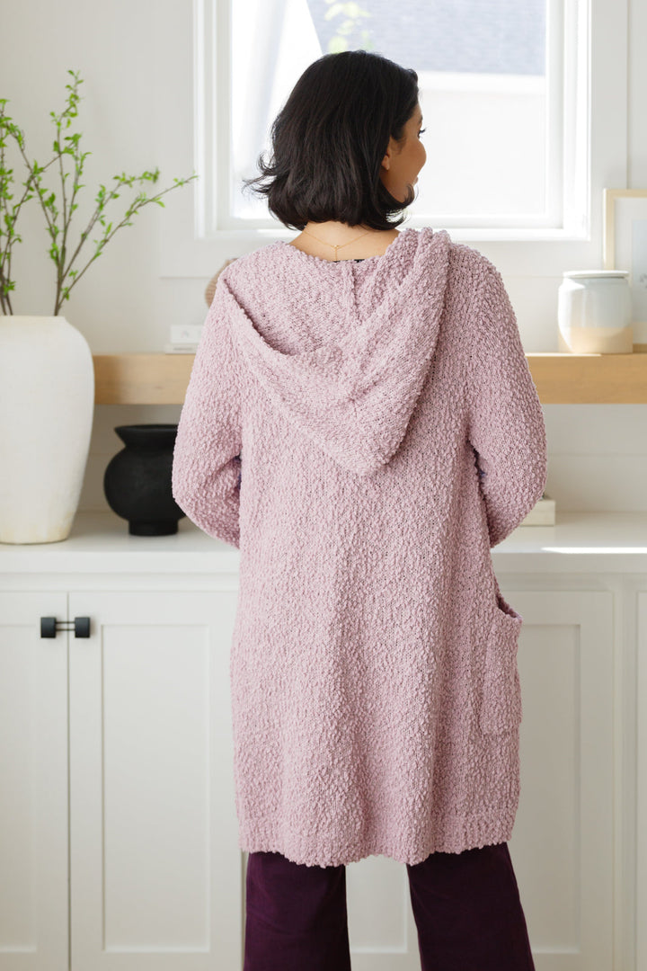 Womens - Soft Wisteria Hooded Cardigan