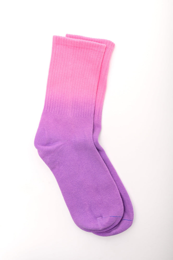 Womens - Sweet Socks Ombre Tie Dye
