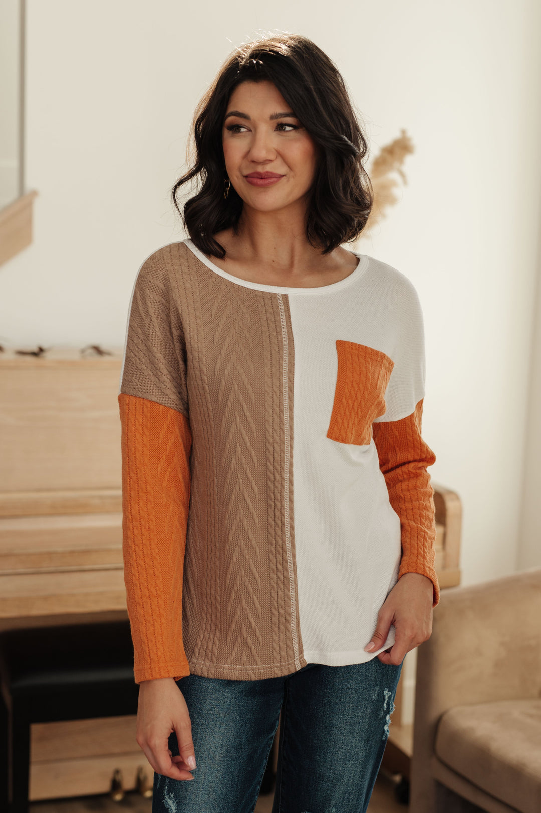 Womens - This, That, And The Other Colorblock Top